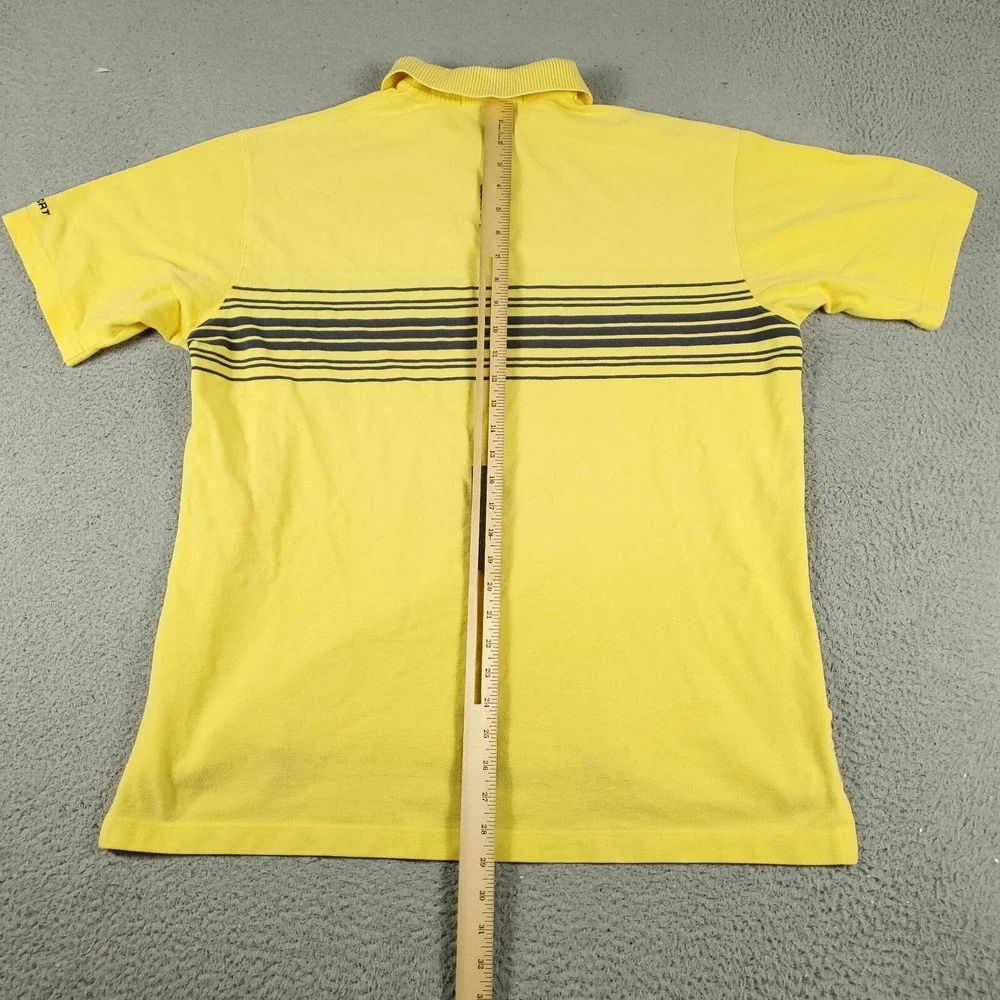 Ralph Lauren Polo Shirt Mens XL Yellow Pony Casual Short Sleeve *